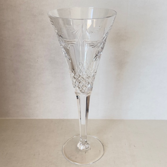 Waterford Crystal The Millennium Collection Peace 9.25” Toasting Flute Excellent - Picture 4 of 8